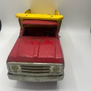 Tonka Red and Yellow Die-Cast Toy Vehicles